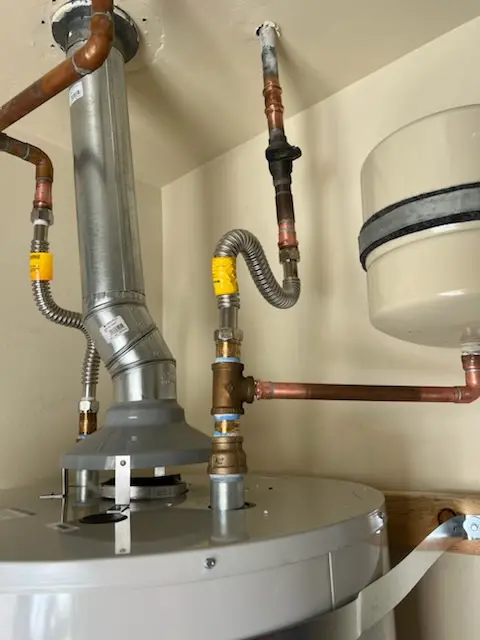 Water heater installation and plumbing repair in Linnton
